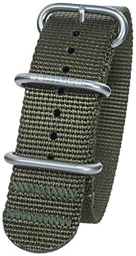 DX3 Nylon 7/8" Defender Olive Matte Stainless Steel
