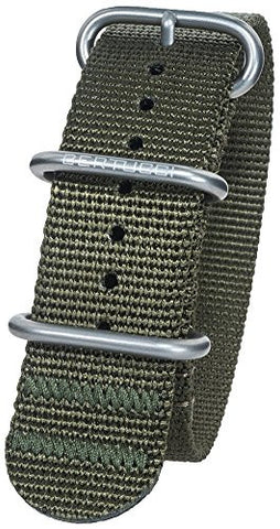 DX3 Nylon 7/8" Defender Olive Matte Stainless Steel