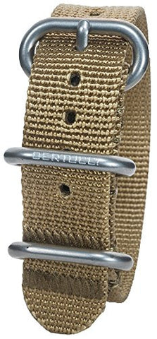 DX3 Nylon 5/8" Golden Khaki Matte Stainless Steel