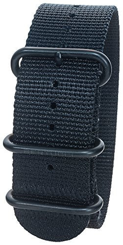 DX3 Nylon 1" Black Black ION Stainless Steel