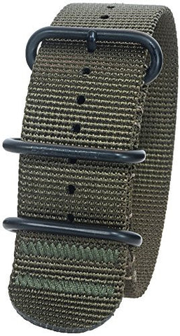 DX3 Nylon 1" Defender Olive Black ION Stainless Steel