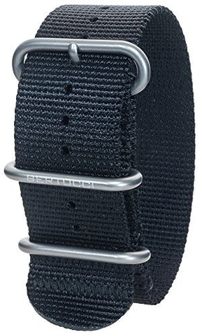 DX3 Nylon 1" Black Matte Stainless Steel