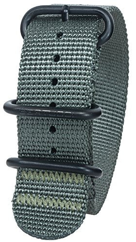 DX3 Nylon 7/8" Defender Drab Black ION Stainless Steel