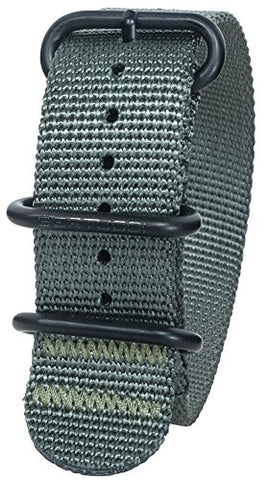 DX3 Nylon 7/8" Defender Drab Black ION Stainless Steel