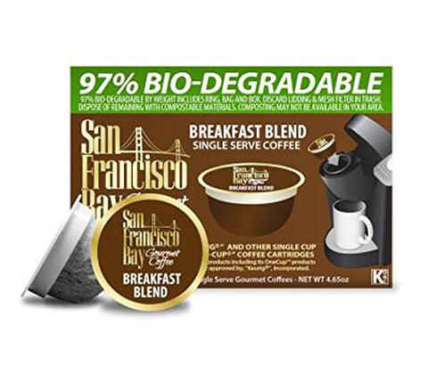 San Francisco Bay Gourmet Coffee OneCup Breakfast Blend Coffee 36 Count