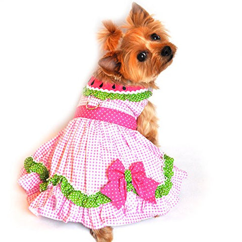 Doggie Design Watermelon Dog Dress Medium