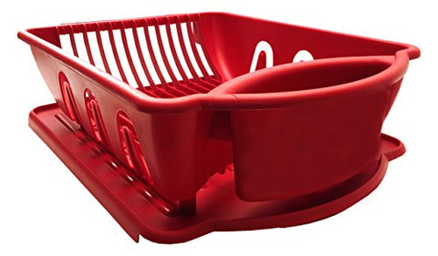 2 Piece Sink Set Classic Red