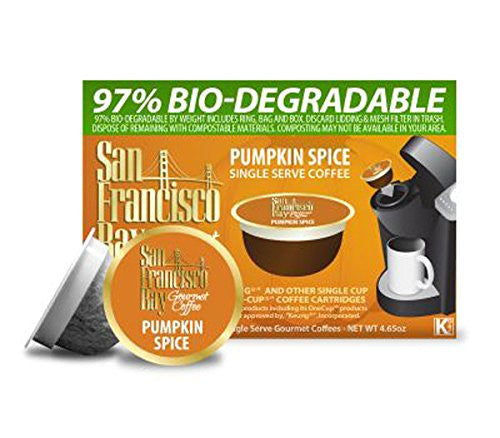San Francisco Bay Gourmet Coffee OneCup Pumpkin Spice 12 Count