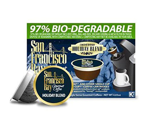 San Francisco Bay Gourmet Coffee OneCup 2015 Holiday Blend 12 Count