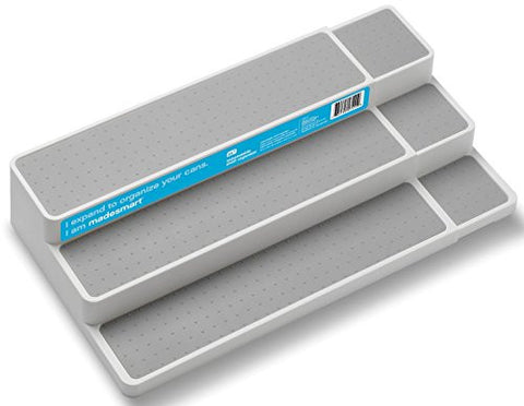 Expandable Shelf Organizer White 14.5"x9.6"x3.6"