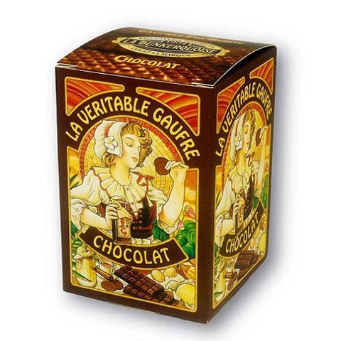 Biscuiterie Dunkerquoise Chocolate Pure Butter Waffles,5.3oz.