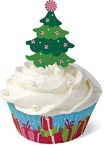 Wilton Cupcake Decorating Kit - Christmas Tree (48 pcs set)