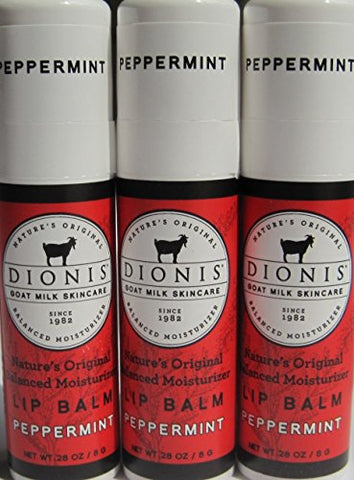 Peppermint Lip Balm, .28 oz. tube/ 8 g