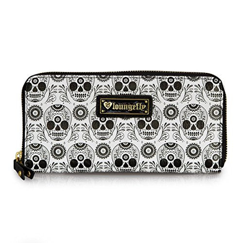 Black/White Skull Wallet
