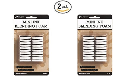 Ranger Mini Ink Blending Replacement Foams 1" Round (Includes 20 Foams)