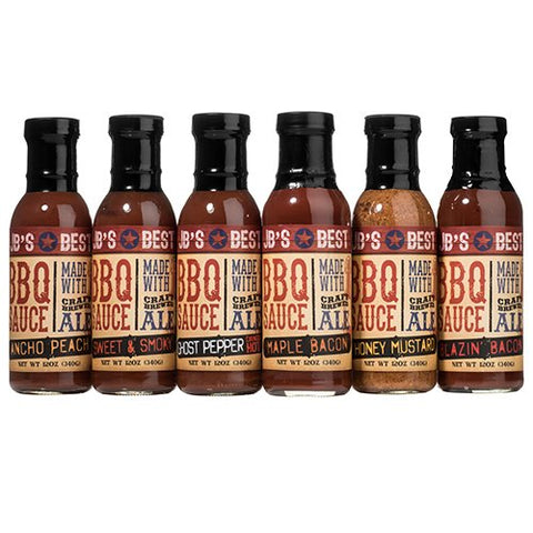 JB's Best All Natural Beer-Infused BBQ Sauce, Maple Bacon