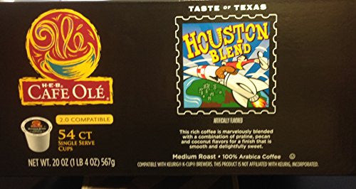 Cafe Ole Houston Blend 54 Count.