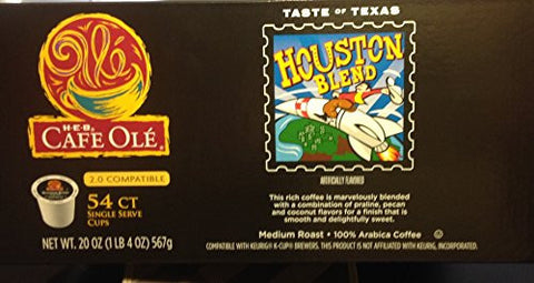 Cafe Ole Houston Blend 54 Count.