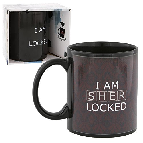 Sherlock: Mug: Heat Reveal: I AM SHER LOCKED Rose (not in pricelist)