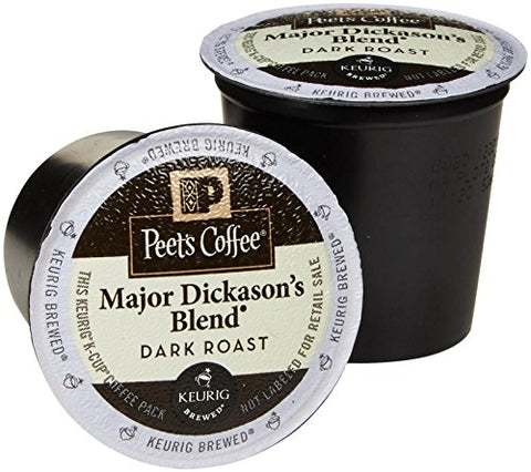 Peets Coffee, Major Dickason's Blend- 16ct, dark roast, k-cup