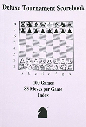 Deluxe Tournament Scorebook - 100 Games - 85 Moves