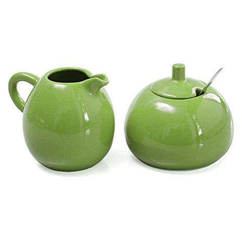 Sugar & Creamer with spoon, Citron 5 Oz