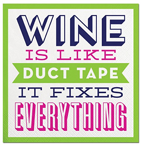 20ct Napkin - "Wine is Like Duct Tape it Fixes Everything"
