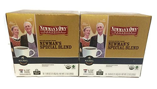 Newman's Own Organics: Special Blend, Medium Roast - 18-Count K-Cup