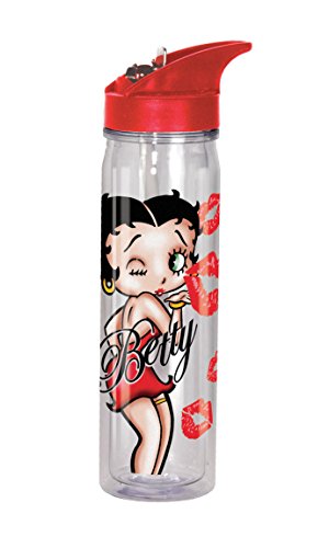 Betty Bop Flip Top Water Bottle