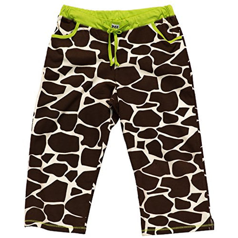 LazyOne Women's Capri Sets (Medium, Giraffe Pants)