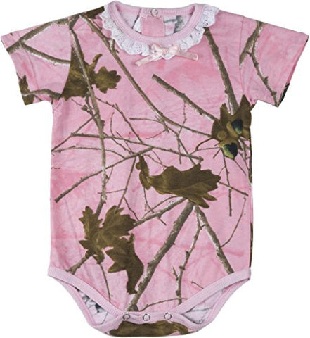 B-nack Onesie Pink Camo IN-12 6-12 Months