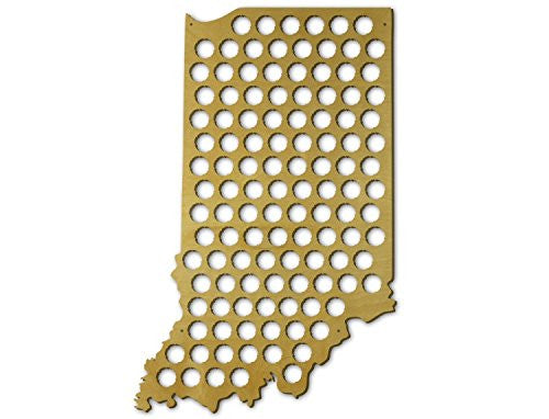 Beer Cap Trap Indiana 23 in x 15 in x .25 in