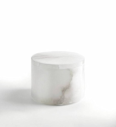 Alabaster: Cotton Jar, (White)