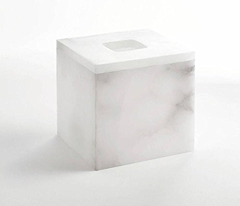 Alabaster: Tissue Holder, (White)