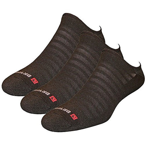 Drymax - Running Socks, Run Hyper Thin No Show - Black, S