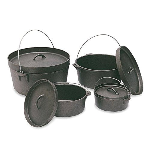 Cast Iron Dutch Oven, 2 QT, Without Legs