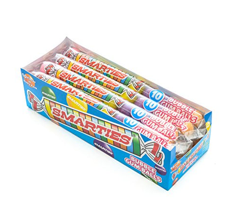 Smarties 10-Ball Gumball Tube 12 Count
