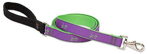 Lupine 1" Club Collection - Hampton Purple, 6' Padded Handle Lead