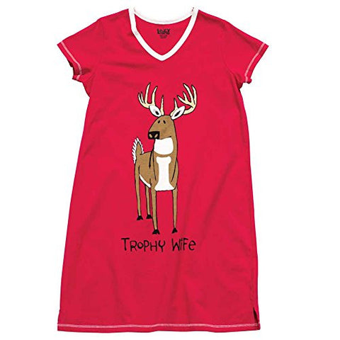 Lazy One Trophy Family - 254, Nightshirt, L - XL