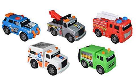 Mini City Vehicles - pack of 5