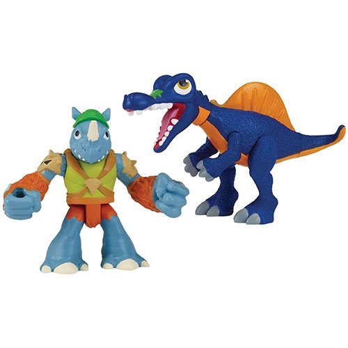 Teenage Mutant Ninja Turtles Half Shell Heroes - Dino Rocksteady and Spinosaurus