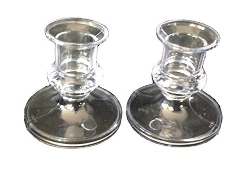 2.5" Candle Holder, Clear