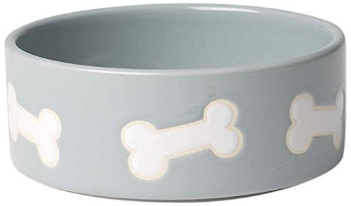 Dog Harbor Stoneware Bowls, Pale Aqua 3 cups