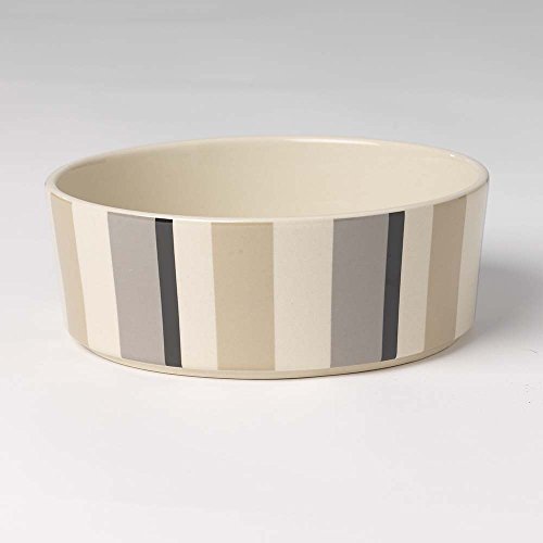 Metro Stripes Slow Feed Stoneware Bowl