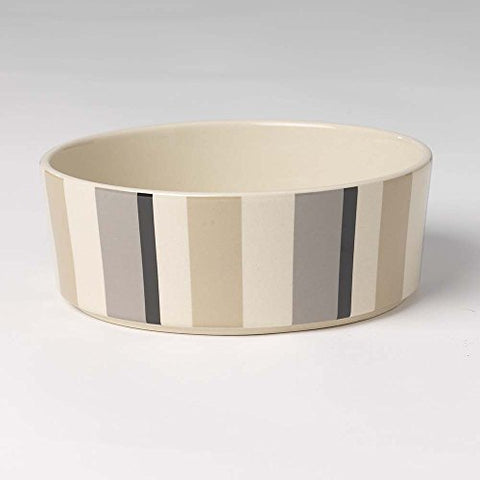 Metro Stripes Slow Feed Stoneware Bowl