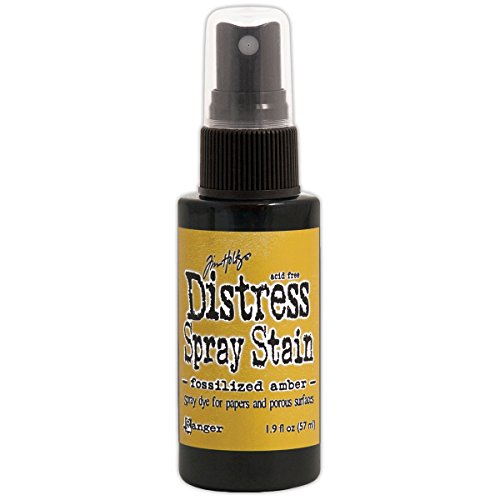 Tim Holtz Distress Spray Stains Fossilized Amber