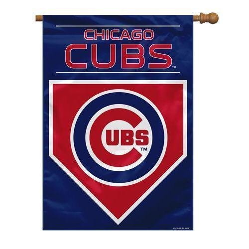 Chicago Cubs: 2-Sided 28 X 40 House Banner