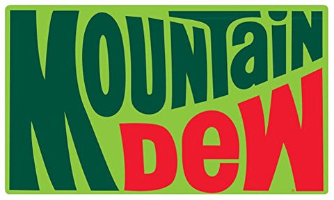 Mountain Dew 1970s Logo, 17 inches x 10 inches Steel Street Sign