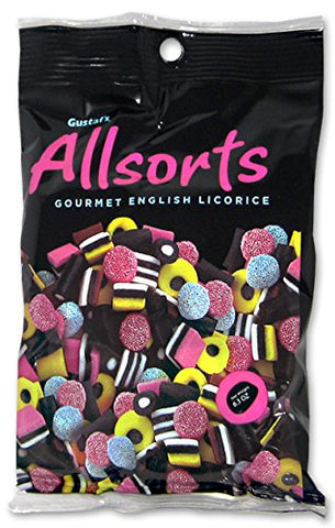 Licorice Allsorts Gustaf's, 6.3oz