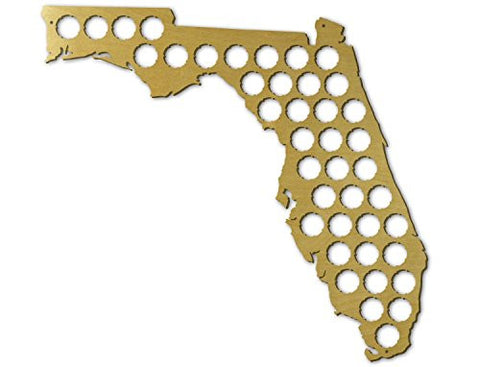 Beer Cap Map - Florida